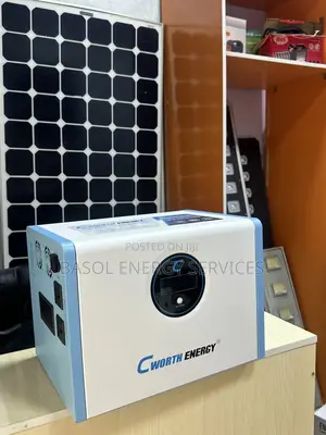 Cworth 1.2kva Inverter /2.5kwh Battery Solar Generator