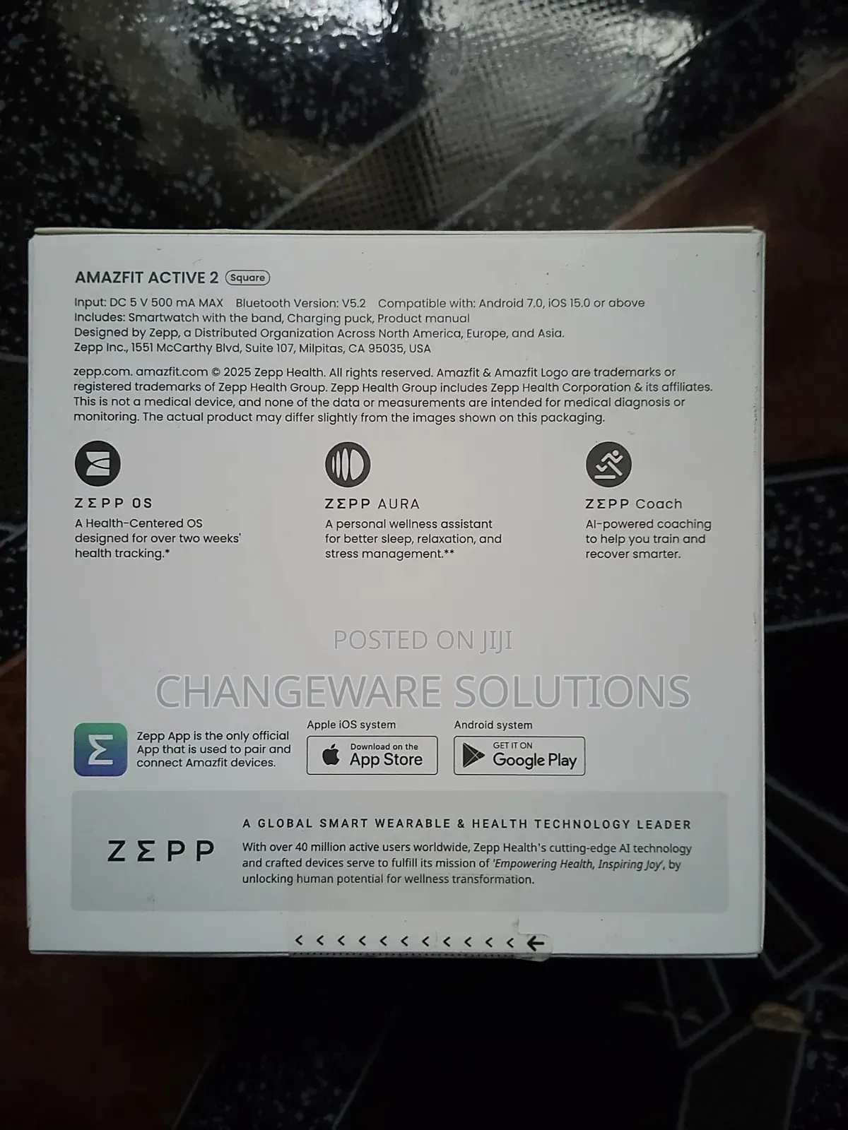 Amazfit Active 2 Premium Version (Square)
