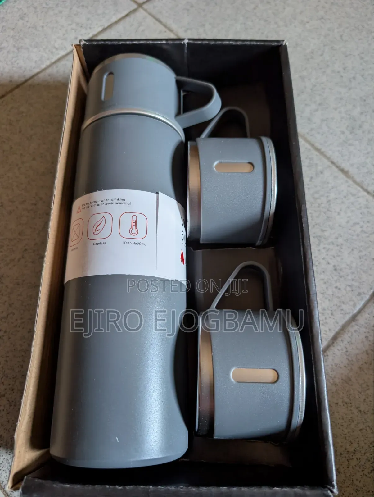 4 in 1 Vacuum Flask Set