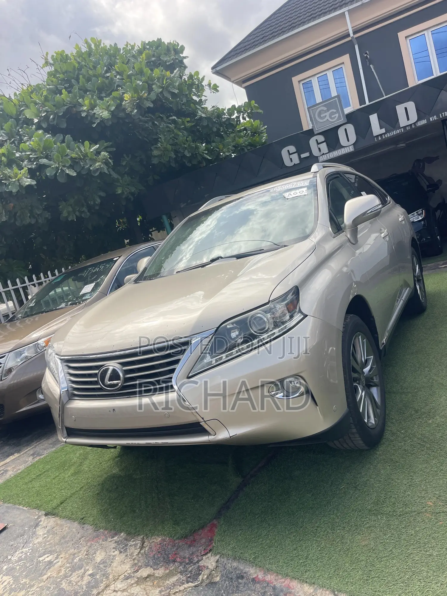 Lexus RX 2013 Gold