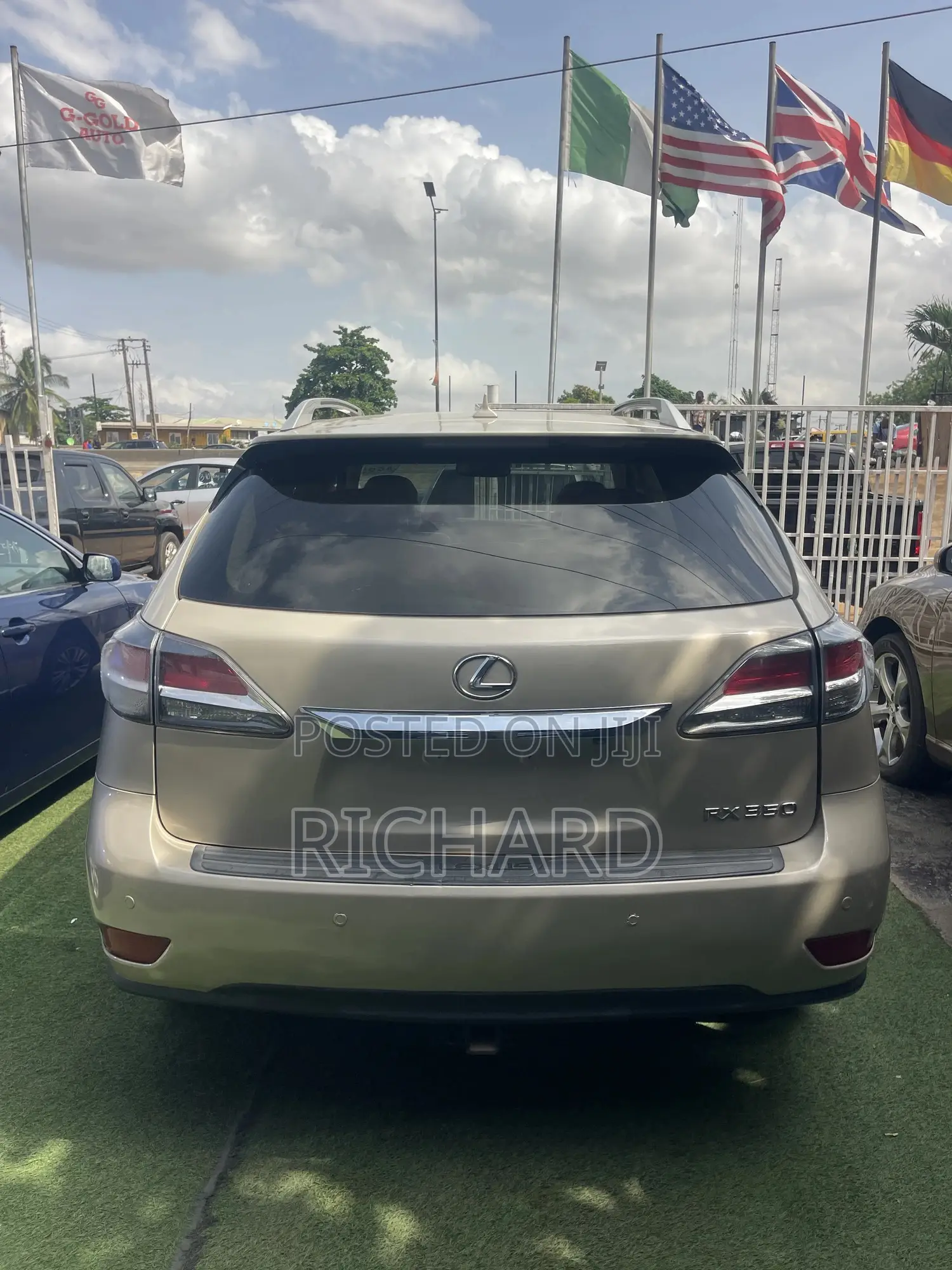 Lexus RX 2013 Gold