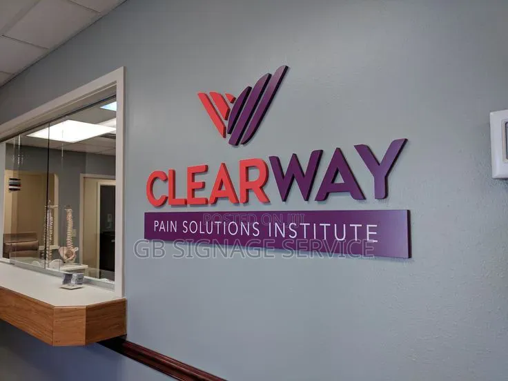 2d Lettering Wall Signage