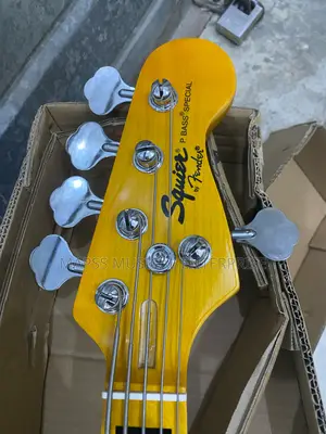 Squier Fender Jazz Bass Guitar Five String Active