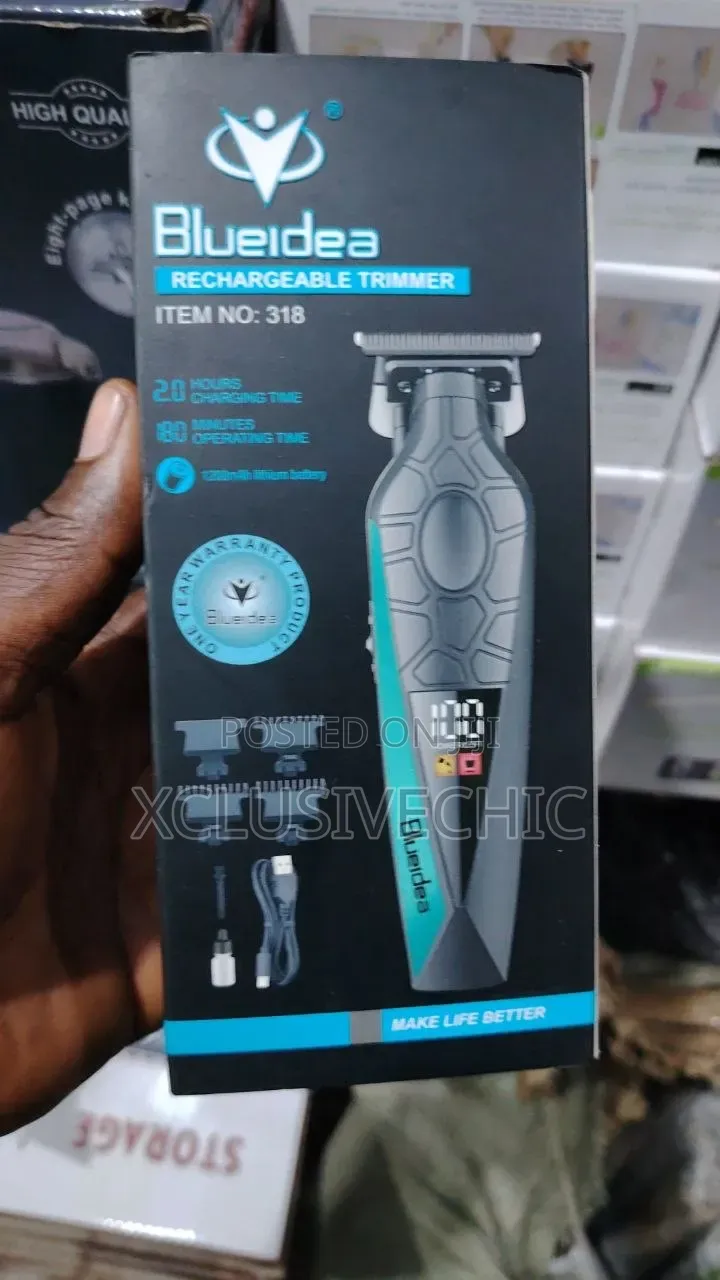 New Design Blueidea Digital Rechargeable Trimmer