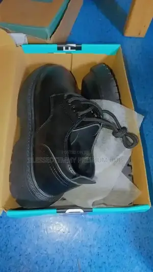 Men's Classic Black Platform Shoe - Size 42 - Premium Quality
