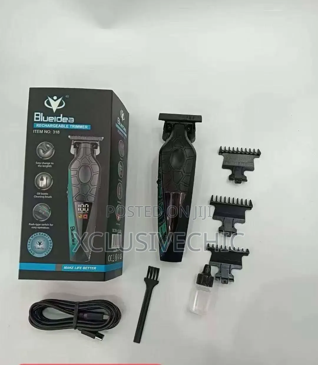 New Design Blueidea Digital Rechargeable Trimmer