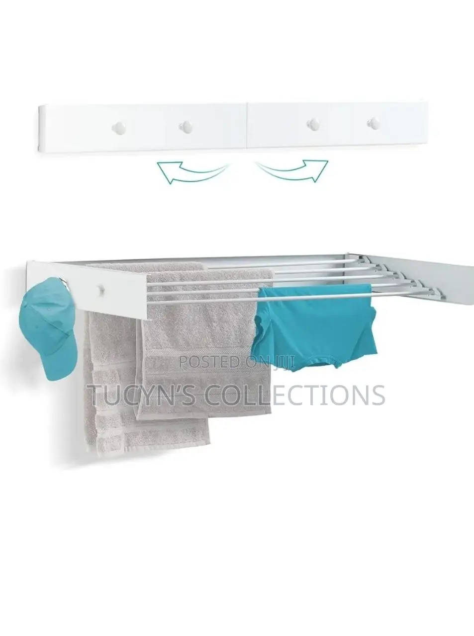 Retractable Wall Mounted Clothes Drying Rack