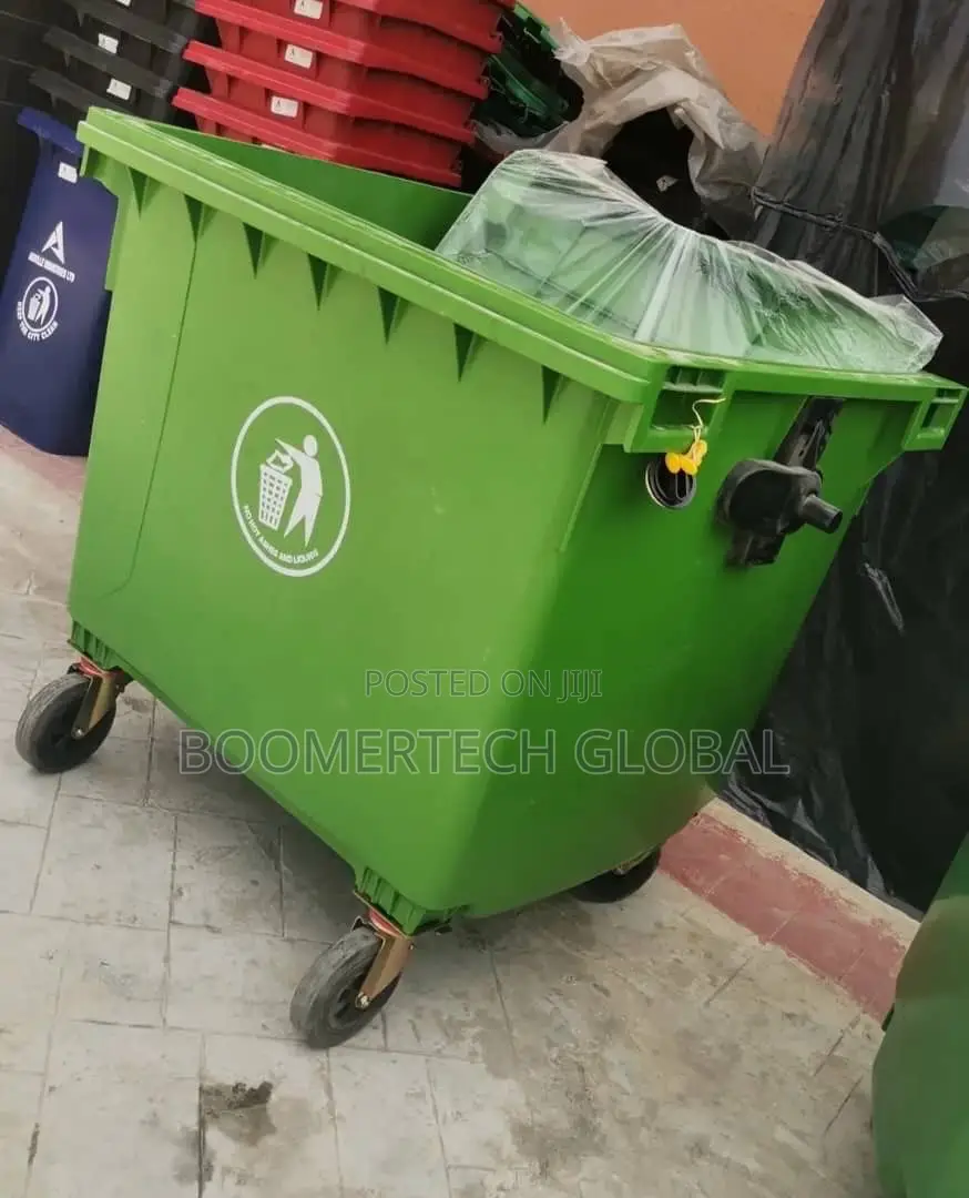 660l Waste Bin With Tires (Imported)