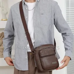 Men Leather Cross Bag