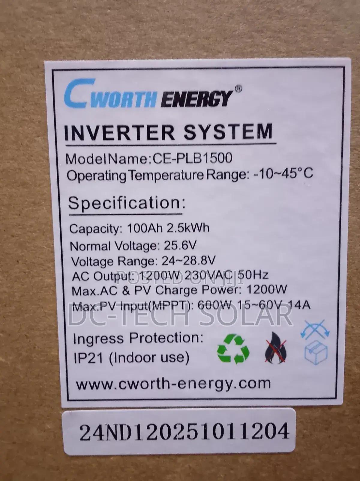Cworth Solar Generator