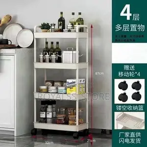 4/5 Tier Multi-Purpose Rolling Storage Cart Trolley