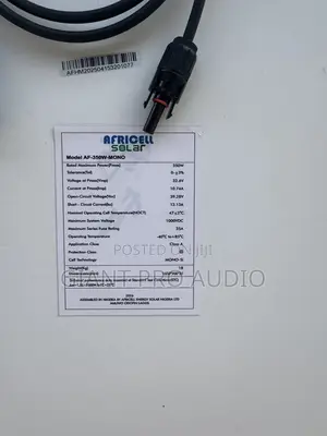 Africell Af-350w-Mono Solar Panel