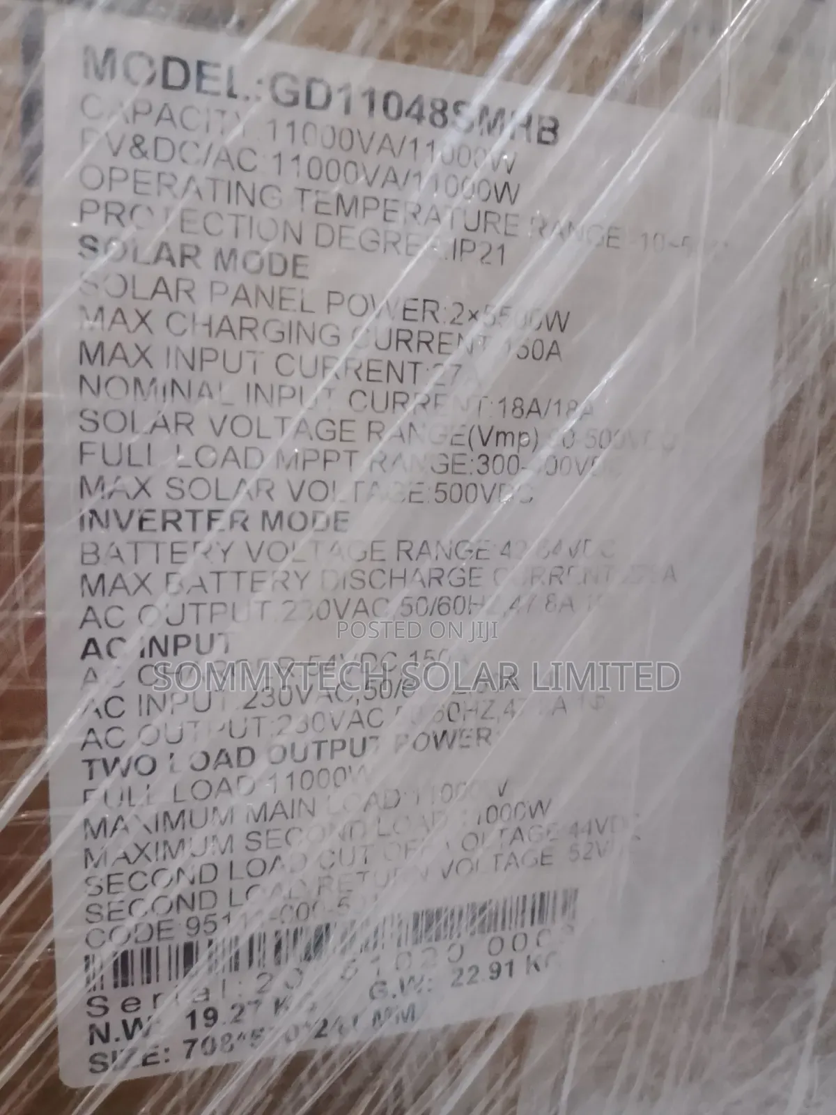 11kva Hybrid Inverter