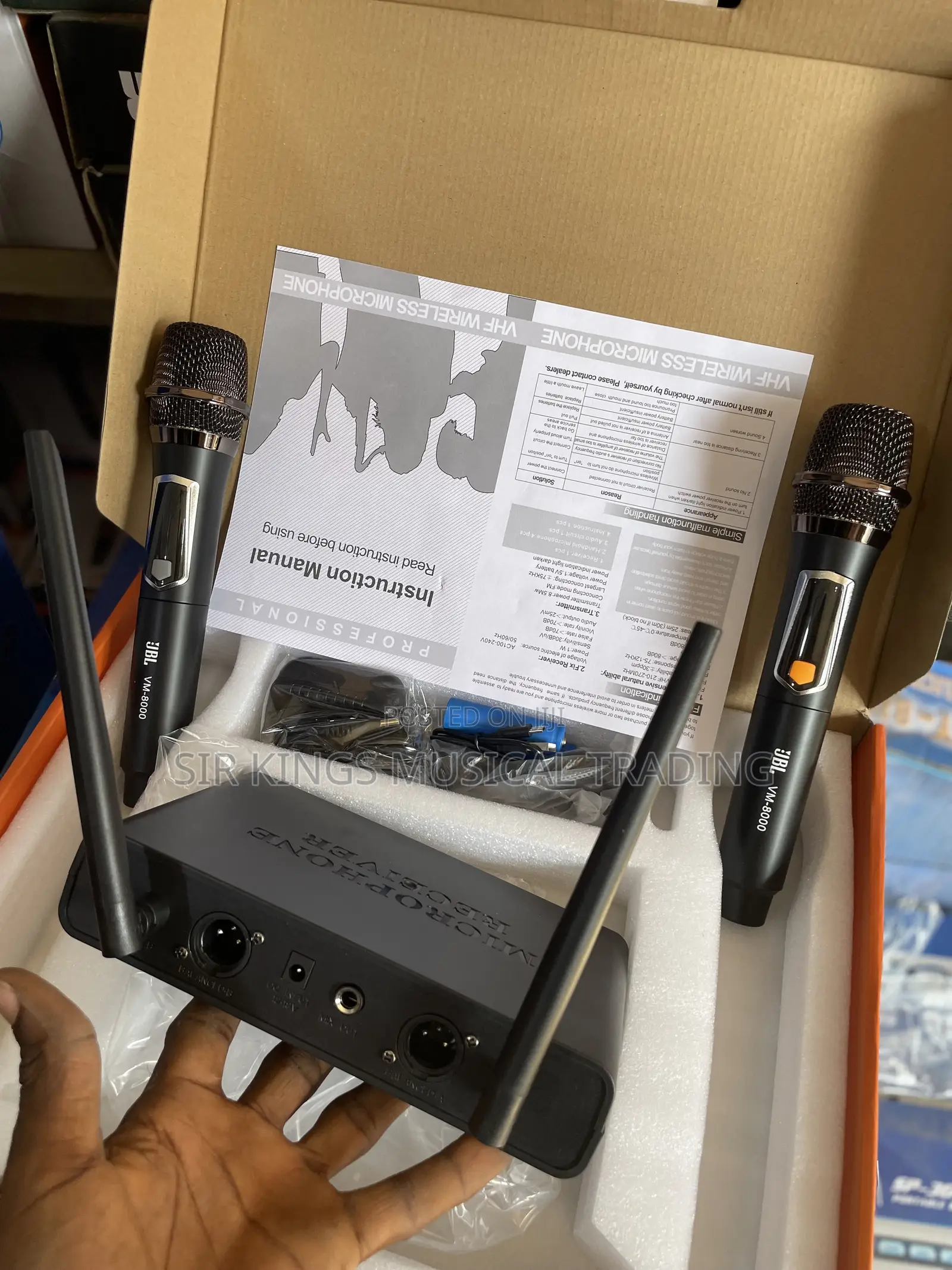 JBL Vm-8000 Wireless Microphone