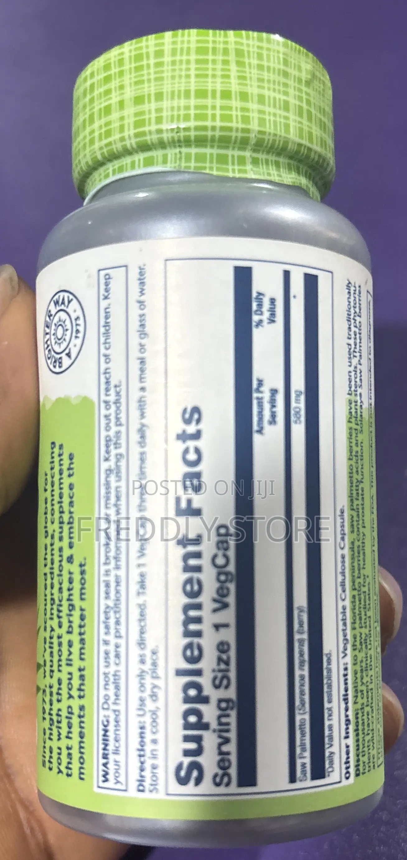 Saw Palmetto 580mg Urinary Tract Support