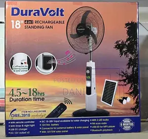 18” 4in1 Rechargeable Standing Fan