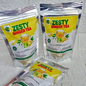 Zesty Ginger Tea Is an Organic Tea Blend From Ginger, Garlic, Lemon.