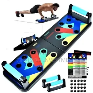 Fit Go Adjustable Folding Press -Up Board Full -Body Strength Trainer