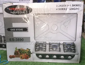 Eurosonic Five Face Table Top Gas Burner With Cover