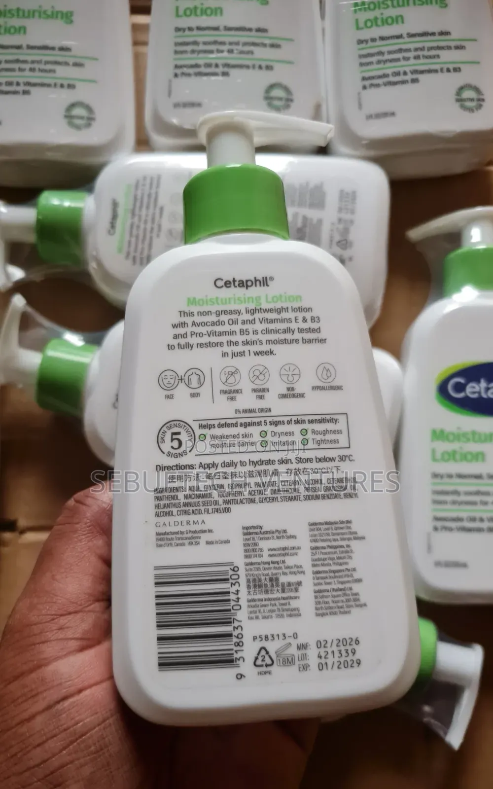 Cetaphil Moisturizing Lotion for Normal to Dry, Sensitive Skin - 236ml