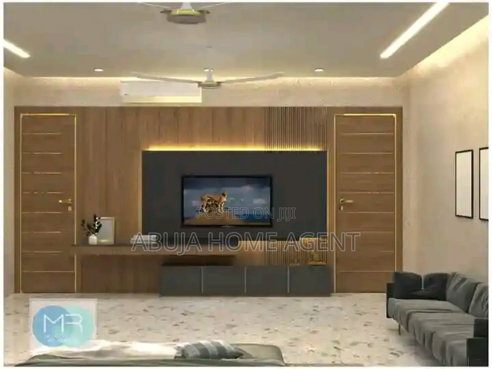 Tv Console and Wall Cladding