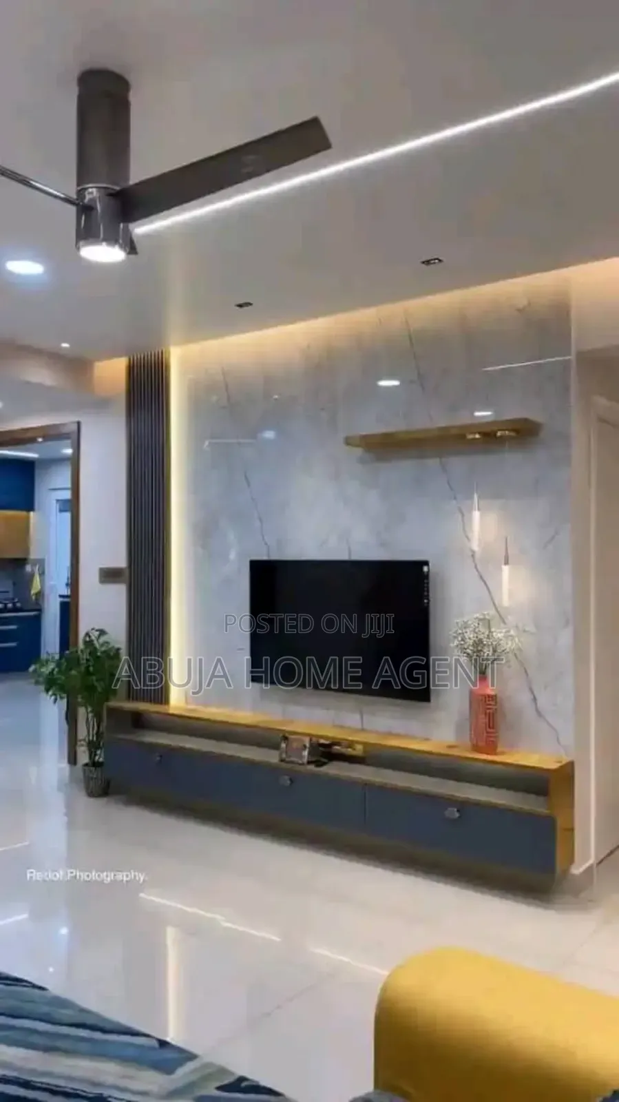 Tv Console and Wall Cladding