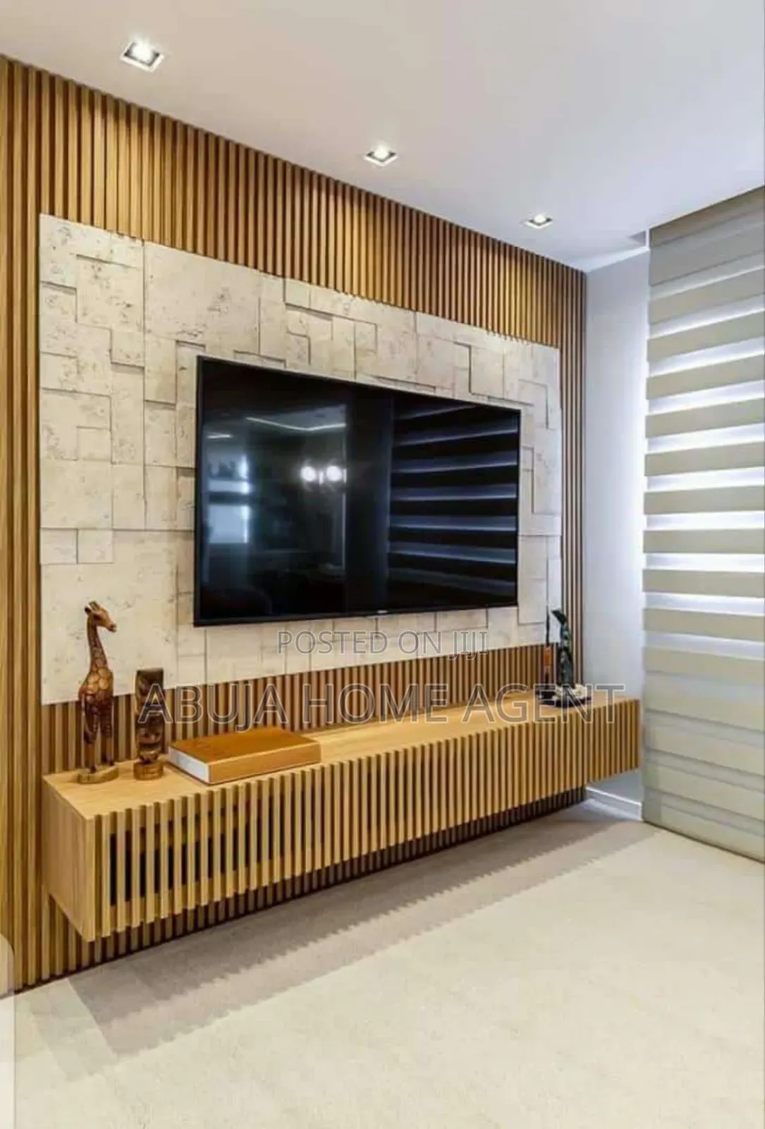 Tv Console and Wall Cladding
