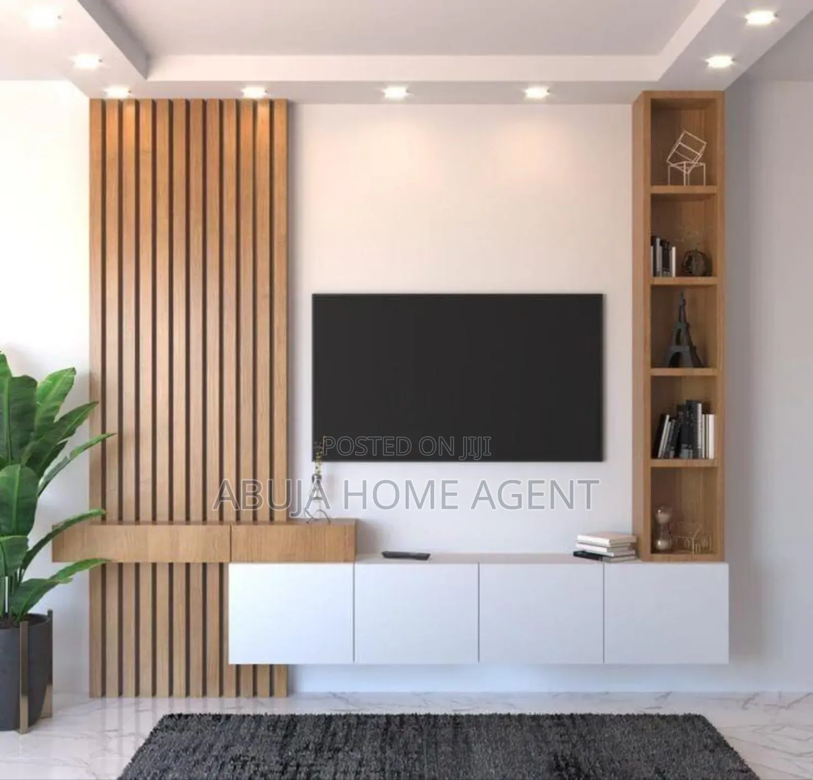 Tv Console and Wall Cladding