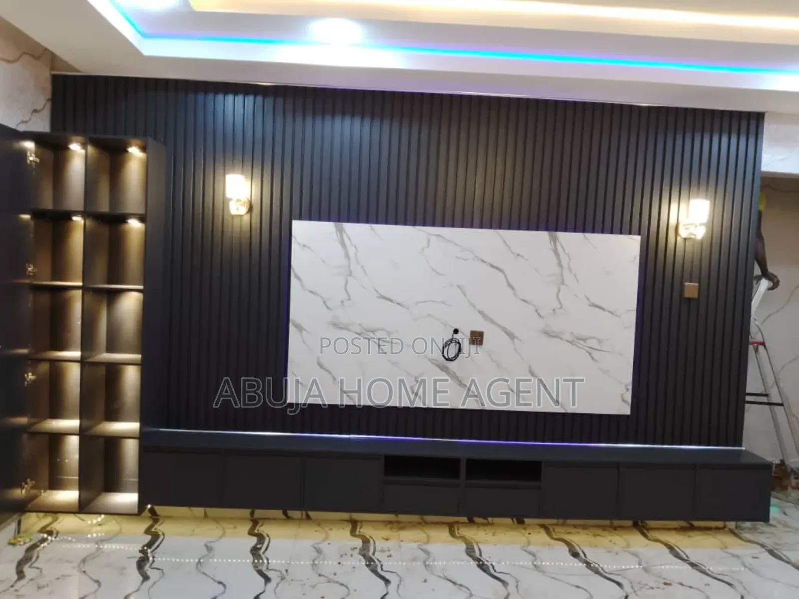 Tv Console and Wall Cladding