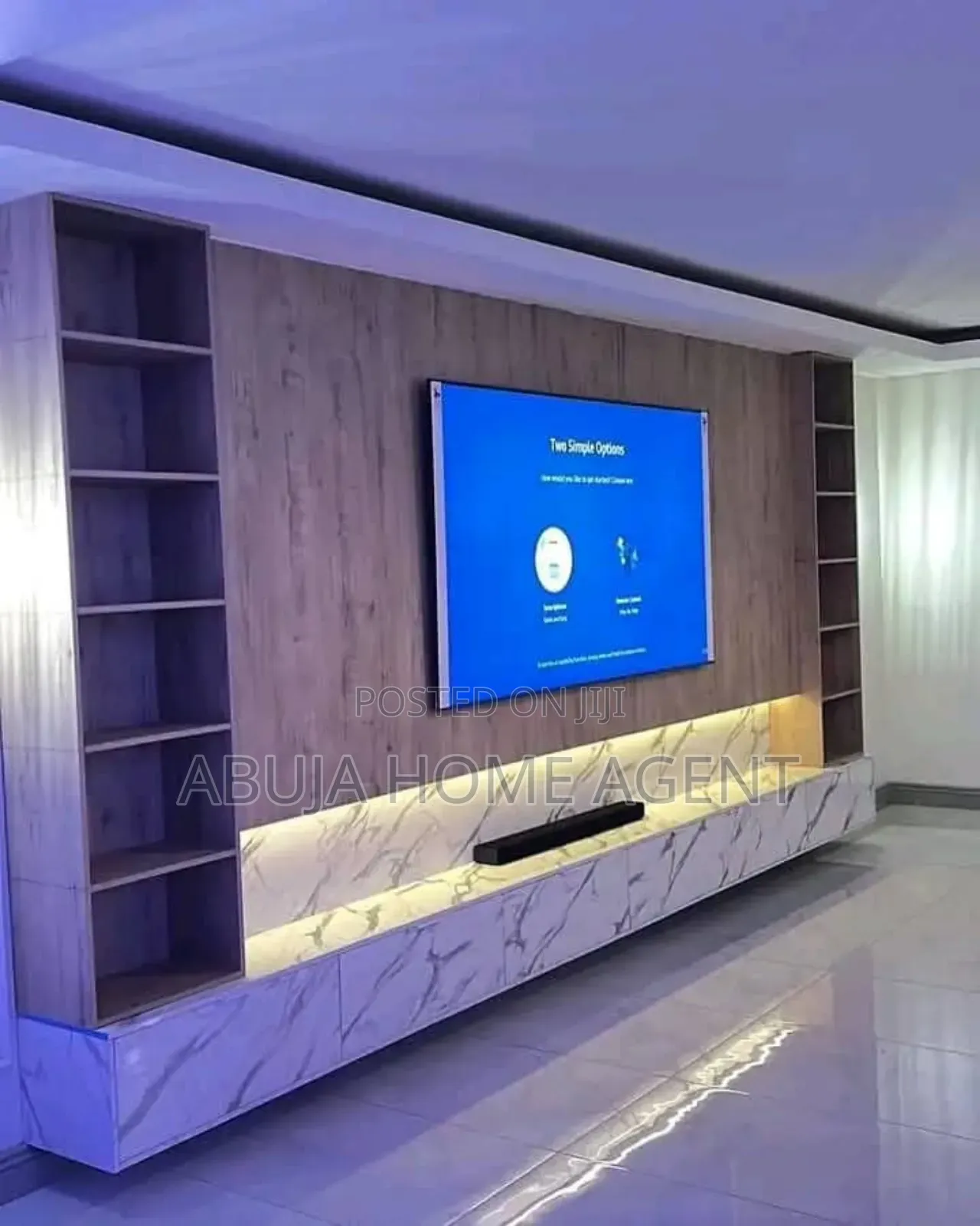 Tv Console and Wall Cladding