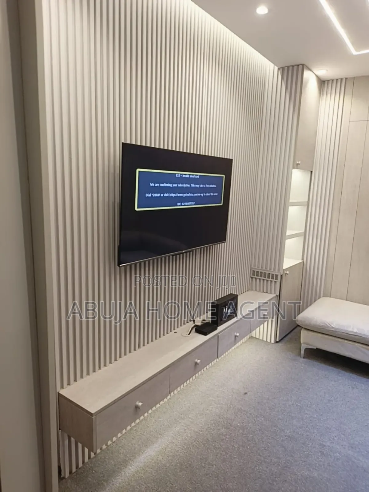 Tv Console and Wall Cladding