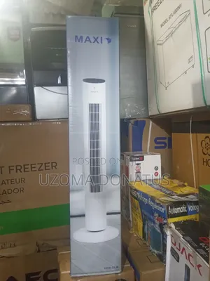 Maxi White 40" Oscillating Tower Fan