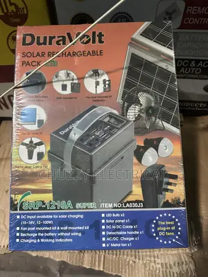 Solar Rechargeable Pack 5-in-1