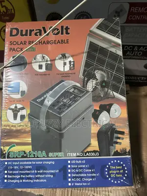 Solar Rechargeable Pack 5-in-1