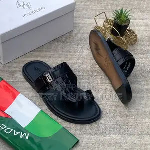 Iceberg Quality Luxury Men Genuine Leather Pams