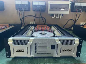 Zed Mx8000 4 Channels Professional Power Amplifier.M