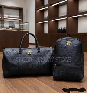 High Quality Luxury Men Genuine Leather Duffle Bag/Backpack