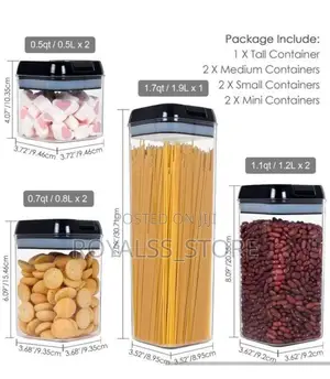 7pcs Airtight Food Storage Container Set