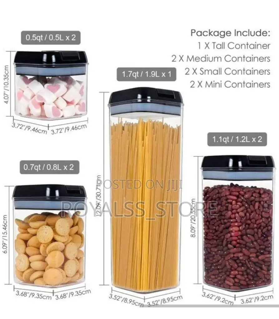 7pcs Airtight Food Storage Container Set