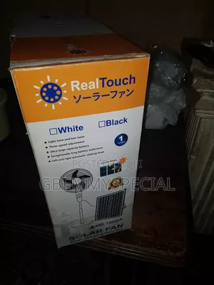 Rechargeable Soloar Standing Fan