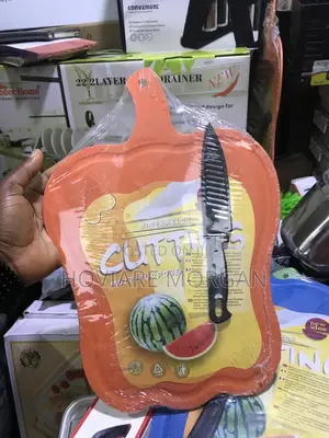 Apple Shape Chopping Board With Knife