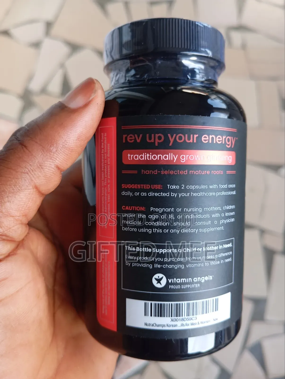 Korean Panax Ginseng for Energy and Immunity.