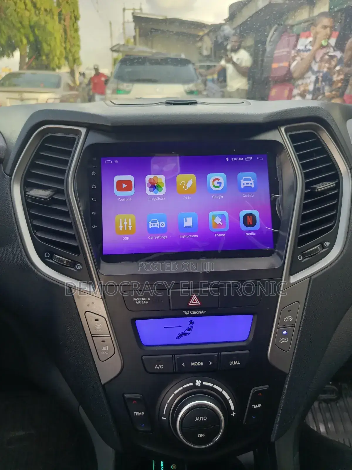 Hyundai Santa Fe Android Screen (2013/2016) With GPS Navigation (Map)