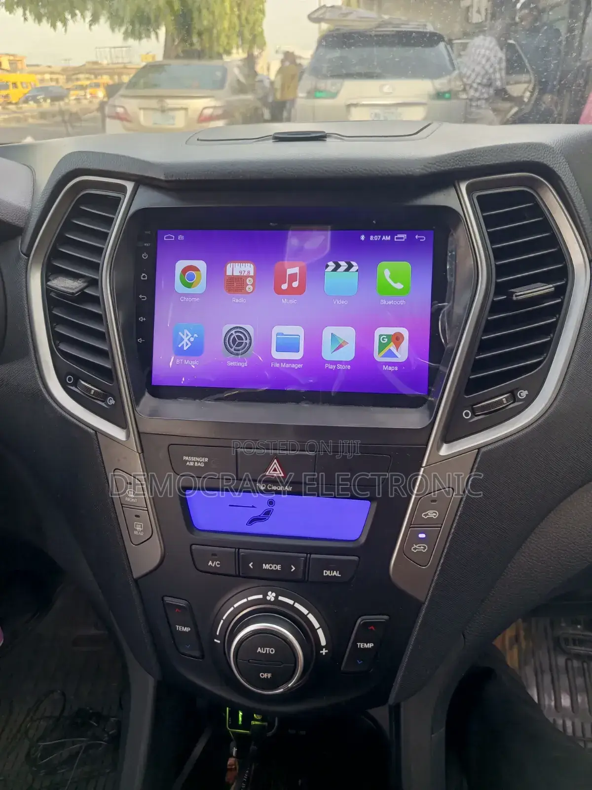 Hyundai Santa Fe Android Screen (2013/2016) With GPS Navigation (Map)