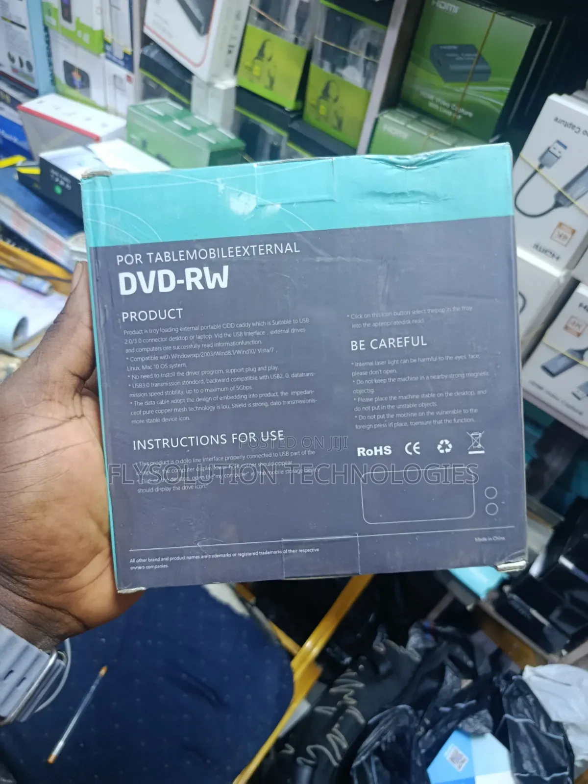 DVD-Rw Drive With a Usb 3.0 Type-C Interface