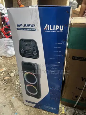 Ailipu Sp-31210 Rechargeable Party Speaker With Dual 10-Inch Speakers
