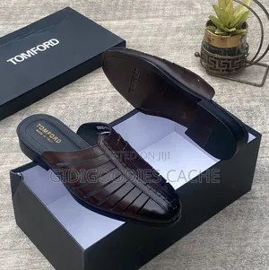 Tom Ford Woven Leather Mules