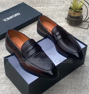 Tom Ford Textured Penny Loafers S