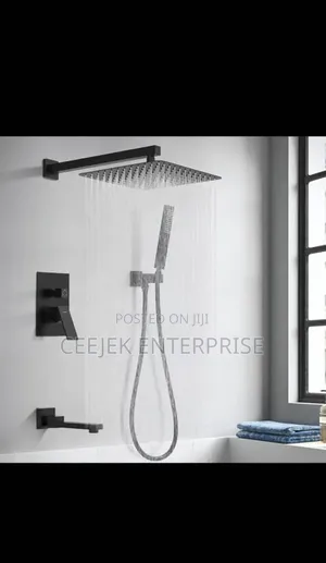 Black 5 Way Condict Shower