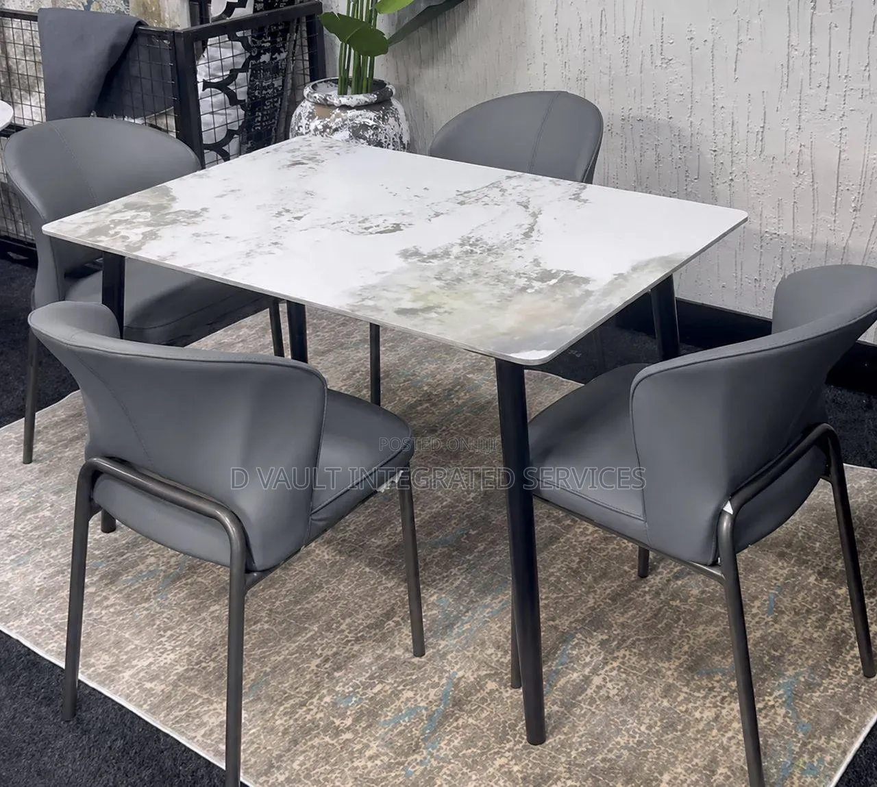 4:Seater Timeless Marble Dining